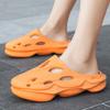 Zapatos de Agujeros para Pareja Transfronterizos Estilo Nuevo de Verano Punta Cerrada Huecos Pantuflas de Mujer Transpirables Sandalias de Punta Cerrada Pantuflas para Hombre de Comercio Exterior