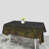Mantel de lunares dorados brillantes para fiestas de cumpleaños, postres, decoración de fiestas, accesorios, diseño de escena