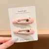 Pinza para el pelo de lunares dopamina estilo coreano para mujer, nuevo modelo 2026, pinza para flequillo lateral, pasador, pinza de pico de pato, accesorio para el cabello