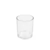 Venta al por mayor En stock Taza de Vidrio Transparente para Velas 220ml Taza de Vidrio Esmerilado para Velas de Aromaterapia Portavelas Adorno