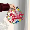 Adesivos de Janela Estilo Chinês Weixian Recorte de Papel Adesivos de Janela 2027 Ano Novo Adesivos Estáticos de Fixação Decorações do Ano do Carneiro Adesivos de Vidro Arranjo de Atmosfera