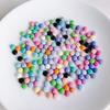 Cuentas de aleación con agujero recto para pintura de macarrón, hechas a mano, sueltas, accesorios de joyería al por mayor