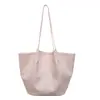 Bolso Cubo de Color Liso con Textura Tejida de Moda para Mujer 2026 Nuevo Retro Versátil para el Viaje Diario Bolso de Hombro Único