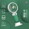 Mini ventilador de mano más vendido transfronterizo, con un lindo diseño floral, alimentado por USB, para escritorio, portátil e ideal como regalo para estudiantes; disponible al por mayor