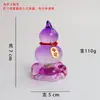 Zibo Flores de Lótus Rotativas Esmaltadas Base Cabaça Carro e Escritório Ornamento Decorativo para Mesa Presente de Feriado