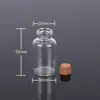Garrafa de Vidro com Rolha, Garrafa de Vidro Transparente para Desejos, Garrafa Pequena de Vidro Espesso, Garrafa Pequena de Vidro com Rolha de Pequena Capacidade