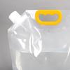 Saco de água autoportante Hualiang, saco transparente portátil para embalagem de líquidos, saco para bebidas a granel, saco para embalagem de cereais e cerveja, impressão