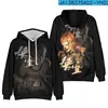 Suéter con Capucha Black Myth Wukong Transfronterizo Nuevo Suéter Abrigo Suéter con Capucha Estilo Nacional Impresión Digital
