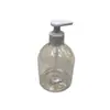Bote de loción de 500 ml en stock al por mayor, bote transparente para desinfectante de manos con cabeza de bomba, bote de presión RS-8579