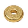Cuentas espaciadoras de ojo de libélula de oro roto con arenas antiguas, preservación del color, cuentas de agujero grande, pulsera de cuerda, accesorios de joyería DIY