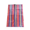 Exportar a Bolivia bolsa de polipropileno con barra de color bolsa tejida de grano de color capacidad de carga 25 kg bolsa de barra de color de grano