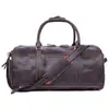 Siwo Piel Crazy Horse Vintage para Hombre Piel Genuina Bolso de Viaje Portátil Capa Superior Piel de Vaca Gran Capacidad Bolsa Casual para Fitness