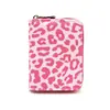 Porta-Cartões Transfronteiriço Estampado de Leopardo para Mulheres, Grande Capacidade, Porta-Cartões de Crédito Multifuncional, Carteira Masculina de Zíper de Alta Qualidade