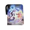 Dropshipping Transfronterizo Álbum de Cartas Pokemon Mewtwo de 4 Rejillas 9 Rejillas Paquete Álbum de Colección de Color Sólido con Cremallera Página de Actividad Paquete de Álbum de Cartas