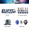 Gran Venta en Stock Decoración de Fiesta de Cumpleaños de Star Wars Bandera Globo de Látex Decoración de Pastel Tema de Robot Cumpleaños
