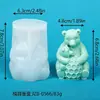 Gota de cristal para hacer tú mismo, varios moldes pequeños de resina de osito, manualidades de resina, piezas decorativas, arte para escaparates y moldes decorativos