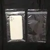 Bolsa de Empaque Transparente de Doble Cara para Teléfono Móvil Accesorios para Colgar Bolsa de Empaque de Plástico con Cremallera Neutra Bolsa de Empaque para Auriculares Bluetooth