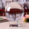 Bola de Cristal de Vidrio Transparente Blanco Decoración Feng Shui Adornos Accesorios para el Hogar Sala de Estar Oficina Accesorios para Fotografía