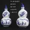 Bule de Vinho Vazio de Cerâmica Jingdezhen Garrafa de Vinho Cabaça 0,50kg 1,00kg 1,50kg 2,50kg 5,00kg Pote Selado Pote Doméstico para Armazenamento de Vinho