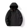 Moletom com Logo Personalizado Roupa de Trabalho Estampada para Grupo Jaqueta Soft Shell Cardigã com Forro de Lã Jaqueta Esportiva de Outono e Inverno Roupa de Trabalho