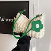 Bolso informal coreano de moda de gran capacidad plisado, nuevo bolso de hombro estilo occidental de primavera 2024, bolso de bola de masa, bolso de mujer