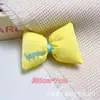 Algodón Relleno de Lazo de Color Caramelo Bordado de Letras Tela Impermeable Nudo de Almohada Accesorios DIY Accesorios para el Cabello Accesorios para Ropa