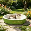 Tabla Rascadora Grande para Gatos con Cama Integrada, Duradera y Resistente a los Arañazos, Juguete para Gatos de Cartón Corrugado Blanco Engrosado, Villa para Gatos