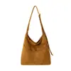 Bolso grande de un solo hombro para mujer, gran capacidad, color liso, 2026, bolso cruzado, superficie suave, minimalista, para el día a día, para ir al trabajo, casual, versátil, bolso para mujer