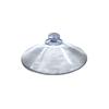 Fornecer vários estilos de cabeça de cogumelo transparente de vidro, ventosa pequena, acessórios de produtos, material de silicone, ventosa de plástico