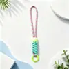 Cordão Trançado Colorido para Celular em Estoque, Alça de Pescoço, Cordão para Celular, Corrente para Capa de Celular, Alça Criativa para Pen Drive USB, Pingente Anti-Perda