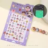 Pegatinas de Uñas Estéreo en Relieve 5D para Niños, Pegatinas de Uñas No Tóxicas e Inodoras para Niñas y Niños, Pegatinas Luminosas de Princesa