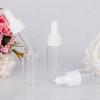 Suministro spot botella gotero cabeza de goma 5ml10ml solución madre re-embotellado botella de vidrio transparente cosméticos re-embotellado