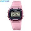 Artículos de Fábrica Synoke Reloj Digital Retro Clásico Cuadrado Pequeño Reloj Deportivo para Estudiantes Diseño Ligero y Delgado En Stock