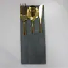Portacuchillos y Tenedores de Cuero para Restaurante en Stock, Organizador de Cubiertos de Cuero de Color Sólido a Prueba de Aceite, Bolsa de Almacenamiento de Cubiertos para Mesa de Comedor