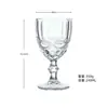 Atacado Transfronteiriço Taças de Vinho Embossed Estilo Europeu, Copos de Vidro Colorido para Bebidas, Copos Espessados para Suco e Leite, Taças de Casamento