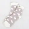 Meias de inverno novas com dobra cor sólida de veludo coral quentes grossas de toalha meias de chão meia veludo atacado