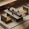 Nuevo Estilo Chino Tatami Ventana Saliente Mesa de Café Pequeña Balcón Mesa Kang Mesa Kang Simple Japonesa Repisa de Ventana Dormitorio Uso Doméstico Mesa Baja y Sillas
