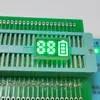 Suministro Directo Tubo Digital Curvo LED 2 8 con Batería Luz Verde Esmeralda de Alto Brillo Tubo Digital de Ánodo Común Pantalla 1810g