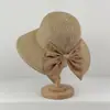 Chapéu de Palha Tecido à Mão Estilo Hepburn Novo Estilo de Verão para Mulheres, Chapéu de Pescador de Alta Qualidade, Elegante e Moderno para Viagem, Proteção Solar e Proteção Solar
