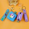 Porta-moedas Desenho Animado Infantil Mini Bolsa Conveniente Fofo Cordão Bolsa para Fones de Ouvido Bolsa de Armazenamento de Silicone Venda Direta da Fábrica
