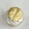 Disco Marcador de Viento Ins Transfronterizo Acrílico Decoración de Pastel Flores Feliz Cumpleaños Aniversario Día de la Madre Marcado