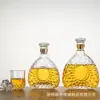 Botella de Licor Extranjero de 500 ml Brandy Botella de Vidrio de Whiskey de 750 ml Botella de Vidrio Transparente Botella de Vino Vacía Caja de Regalo