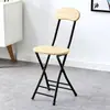 Silla con respaldo, silla de entrenamiento, silla de computadora simple portátil para dormitorio estudiantil, plegable, compacta, resistente, ocupa poco espacio