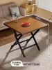 Mesa Dobrável para Apartamentos Pequenos, Mesa Dobrável Simples para Casas Alugadas, Mesa de Jantar Portátil, Mesa de Jantar para Barracas de Rua