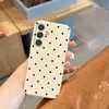 Estilo minimalista pintado con UV impreso en alta definición con puntos negros funda para teléfono Samsung Galaxy S25 Ultra a prueba de golpes funda suave