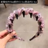 Nova Faixa de Cabeça de Malha com Flor de Sino para Mulheres, Pente de Cabeça de Cristal e Pérola Super Estilo Fada, Acessório de Cabeça de Alta Qualidade