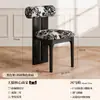 Silla de Comedor de Madera Maciza, Silla para Mesa de Comedor del Hogar, Silla Moderna Simple de Respaldo Alto Estilo Mid-Century para Isla, Taburete de Maquillaje de Diseñador, Silla Hipopótamo