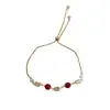 Pulsera de Moda Exquisita Japonesa y Coreana con Circonita Microincrustada en Forma de Cintura, Pulsera de Cuentas Extraíble, Joyería de Diseño Versátil Elegante de Lujo Ligero