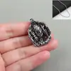 Como Fa Lian Shi Escorpión de Hierro con Nueve Cabezas Colgante de Collar de Cuentas Ferretería de Hierro Tiantie Cuerpo de Escorpión de Hierro para Tirar Niang Colgante