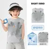 Chaleco sin mangas de algodón puro estilo europeo para niño, ropa de verano, nuevo modelo 2026, top de verano fino para niño pequeño